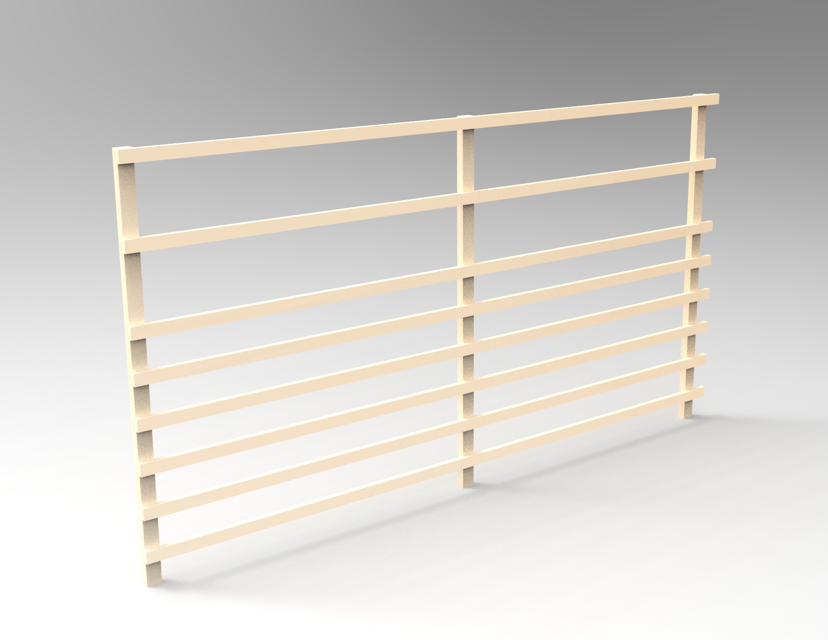 Fichten-Hordengatter 3,00 x 1,60 m