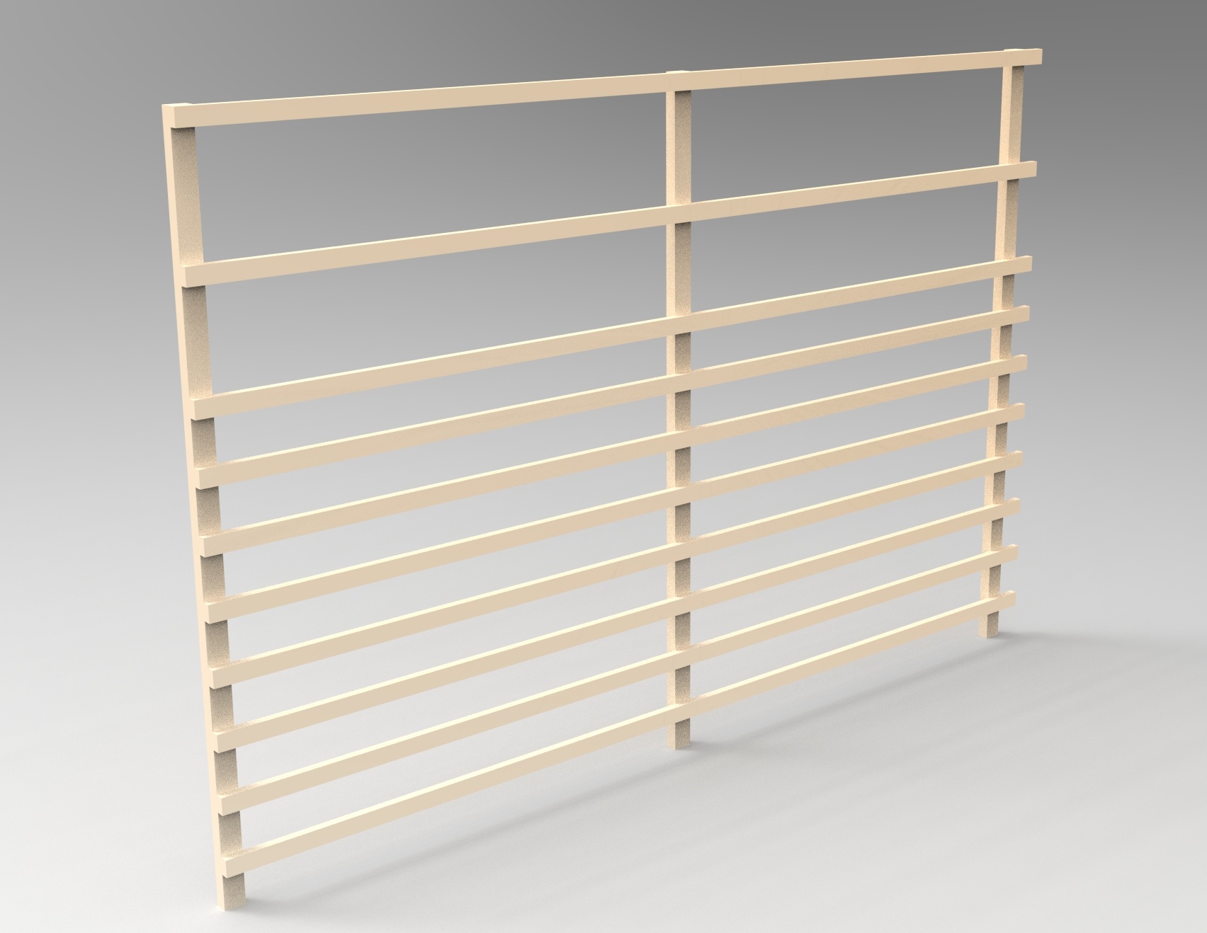 Fichten-Hordengatter 3,00 × 2,00 m