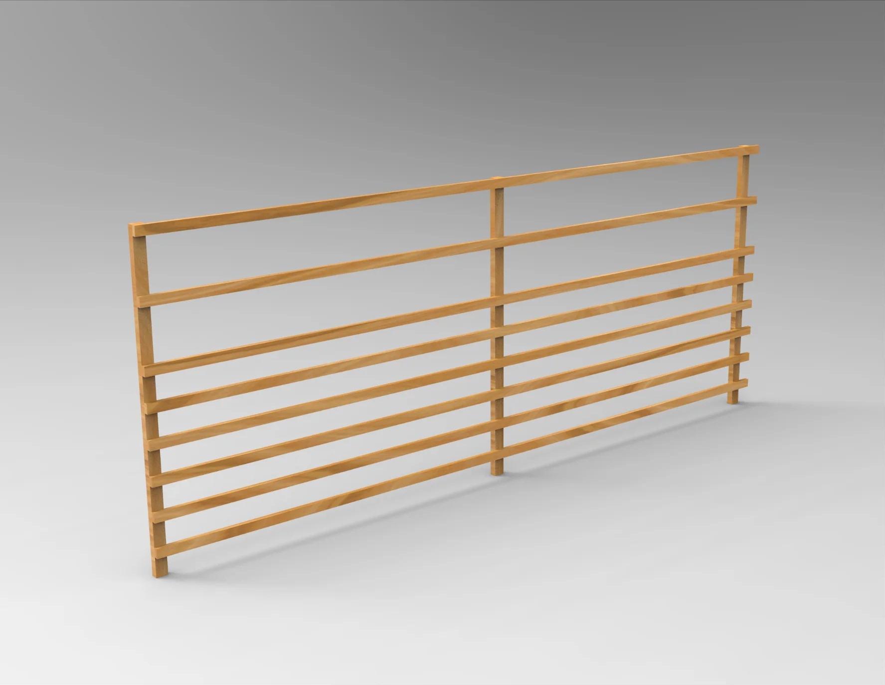 Lärchen-Hordengatter 4,00 x 1,60 m