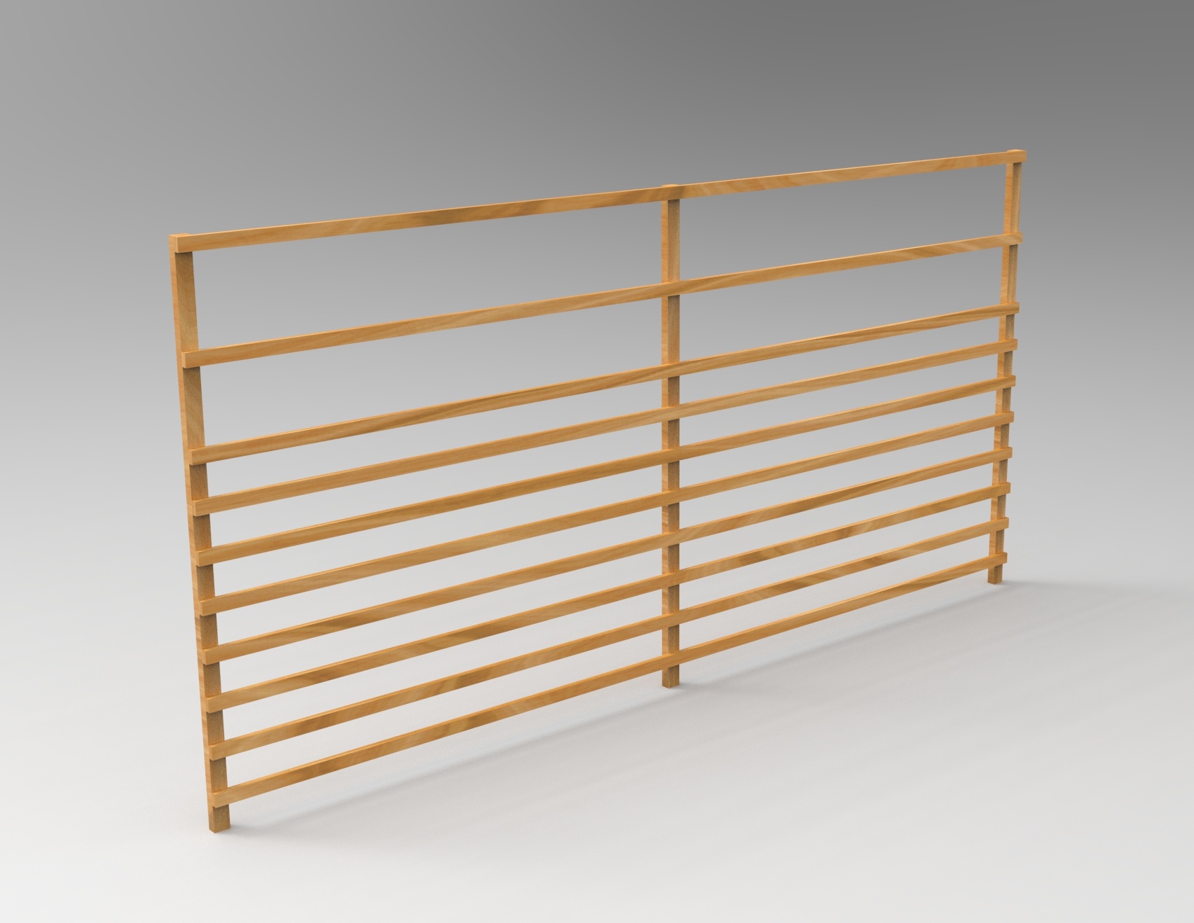 Lärchen-Hordengatter 4,00 x 2,00 m